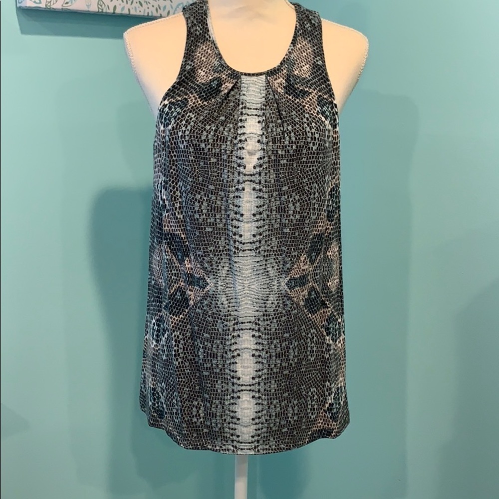 Animal print tank with support size medium